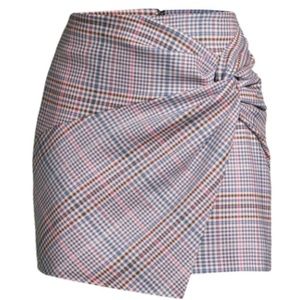 Parker Montaigne Check Mini Skirt